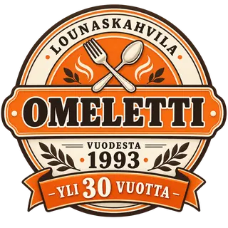 Lounaskahvila Omeletti – vuodesta 1993, yli 30 vuotta